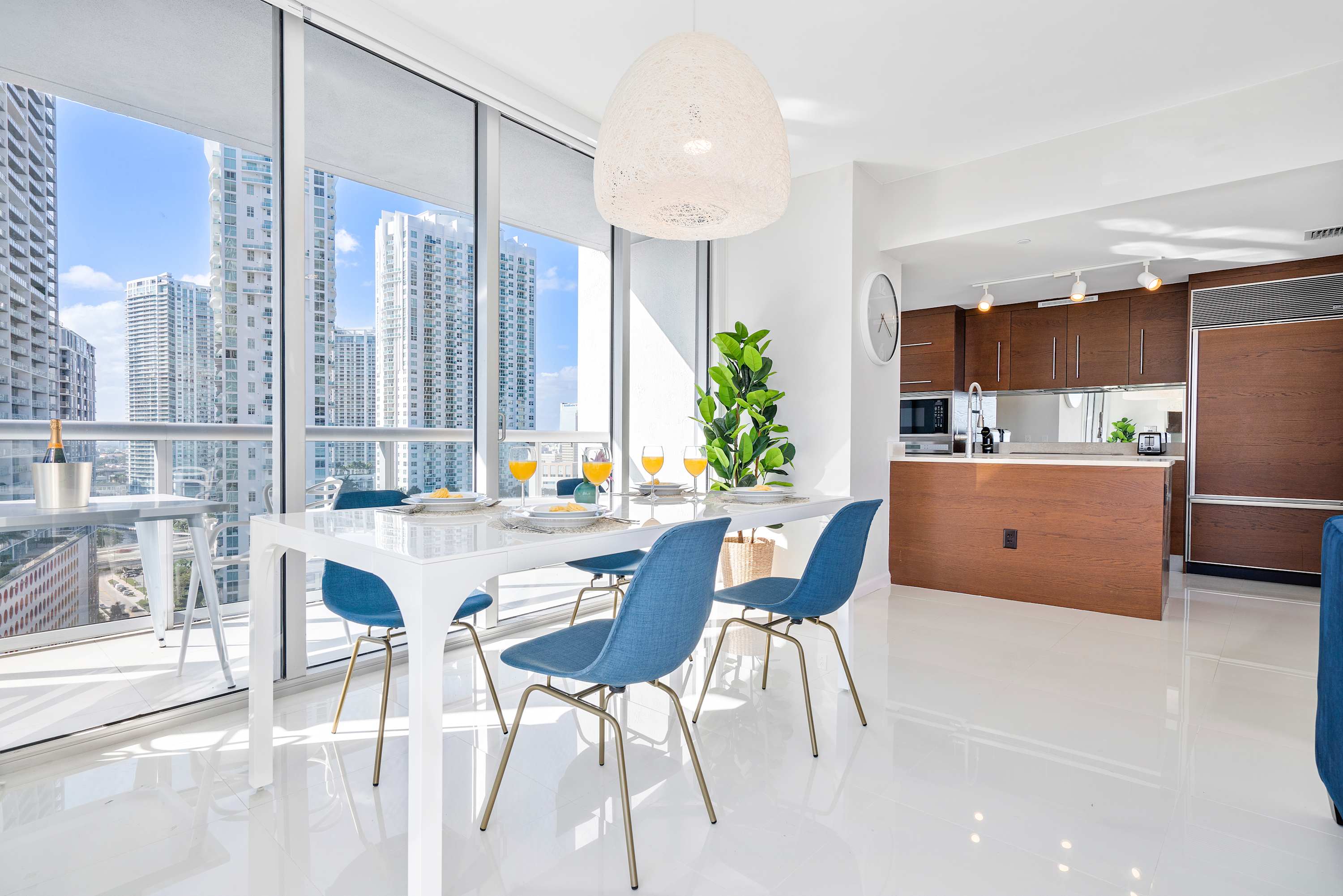 Dining Area, Heart of Brickell | Spacious 2BR Near City Centre