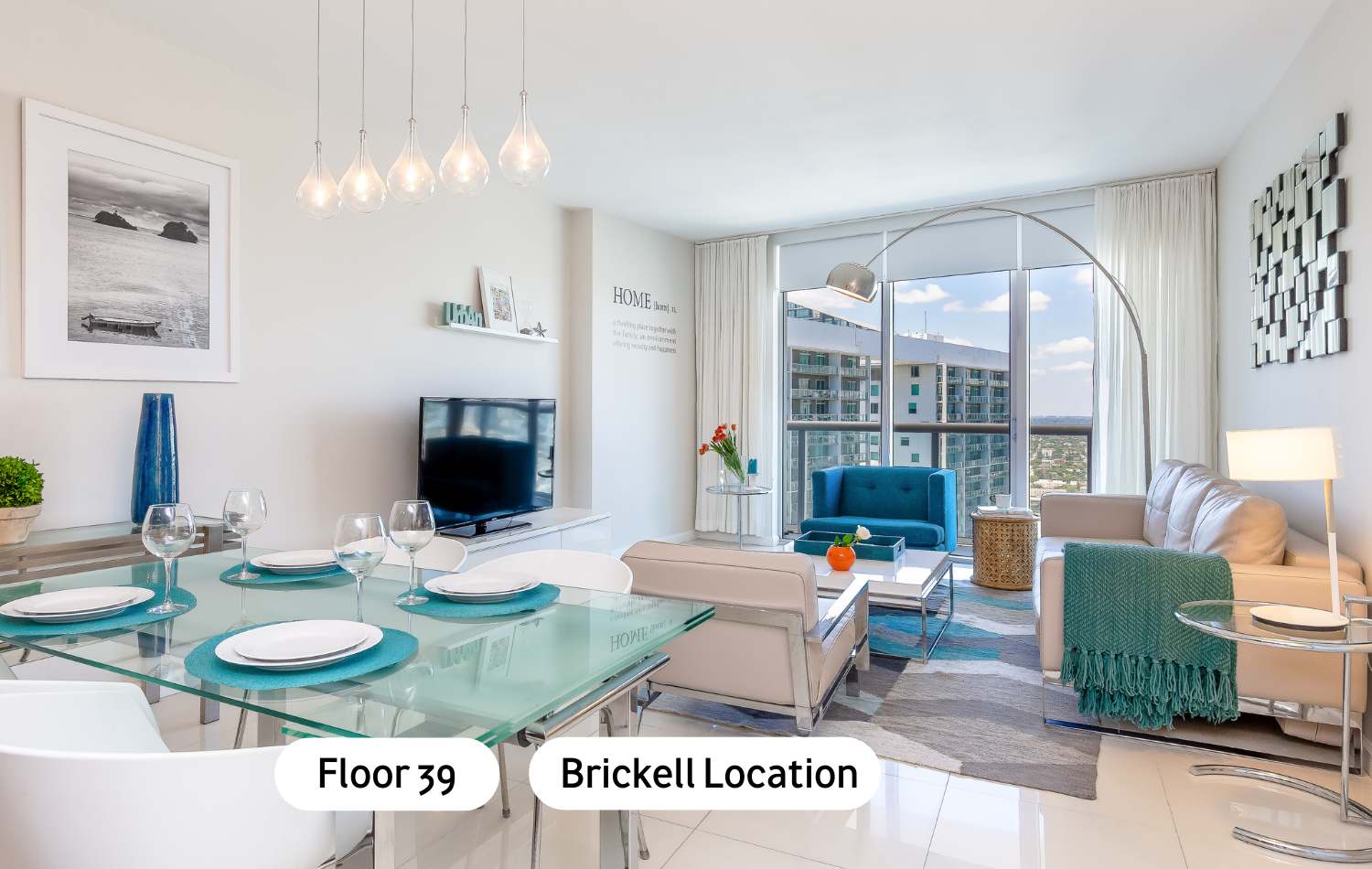 Chic Brickell Condo for Extended Stays