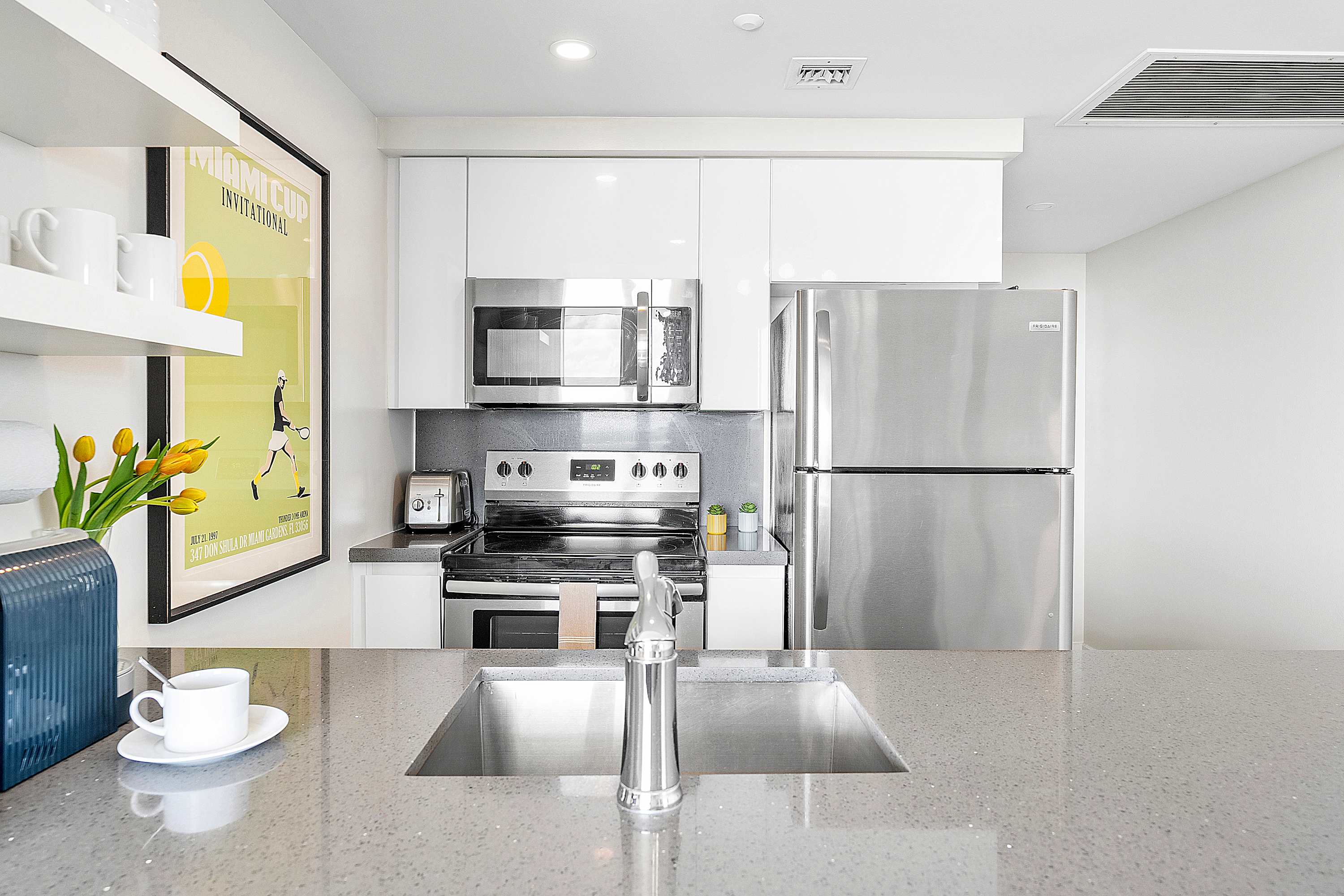 Kitchen, Bay Views Apartment with Private Balcony