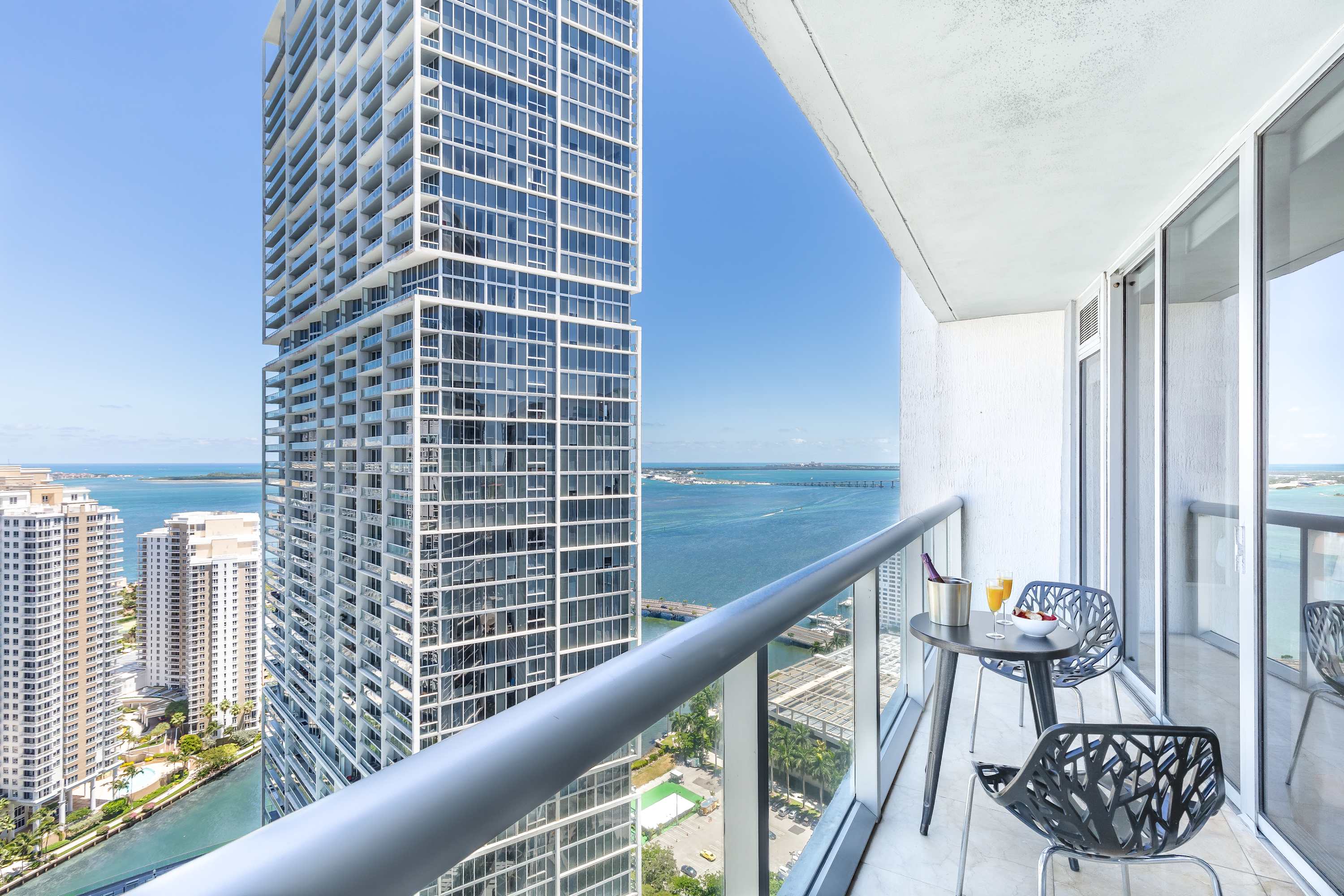 Balcony, Brickell Urban Oasis | Modern Apartment
