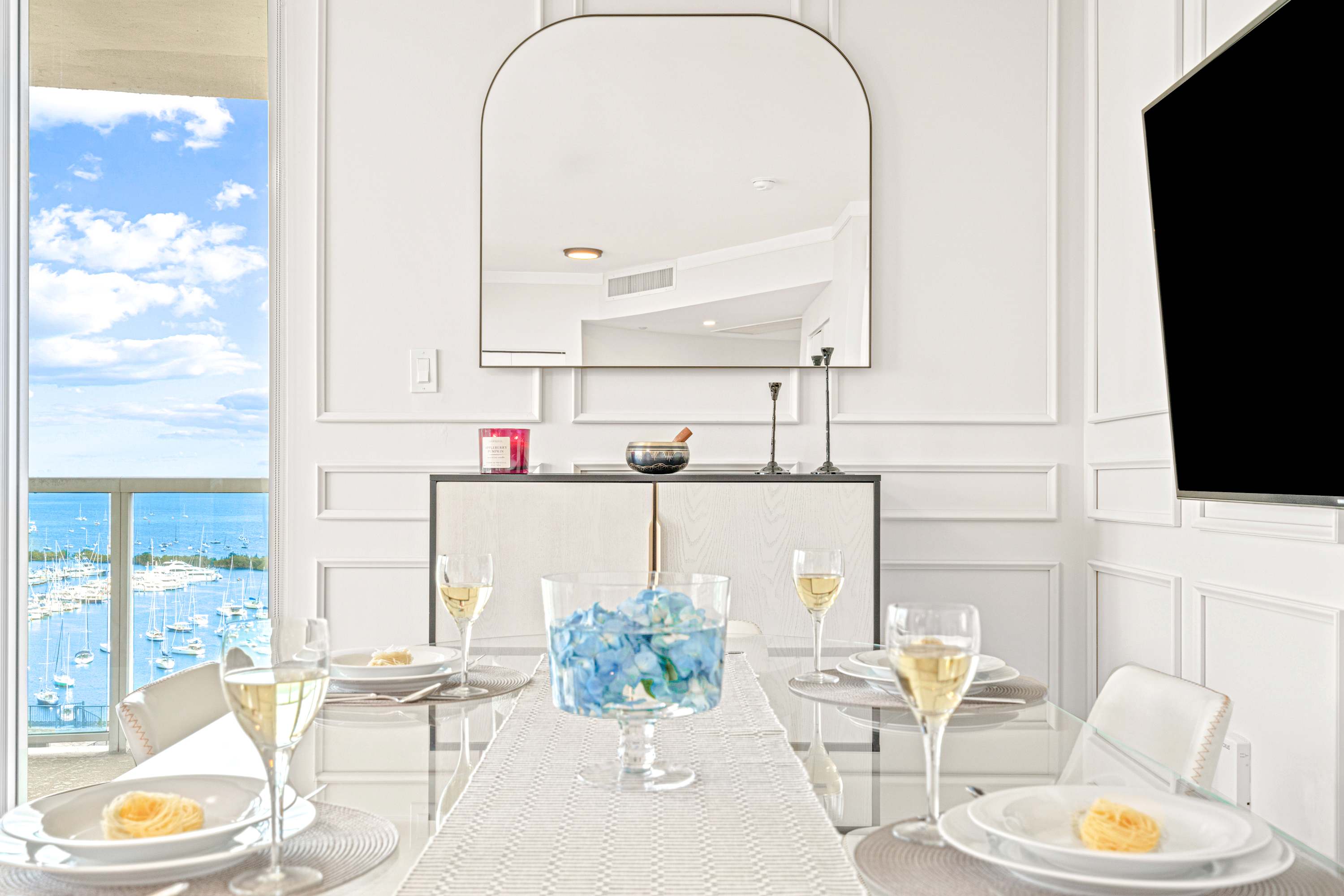 Dining Area, Modern Corner Residence | Coconut Grove Hub