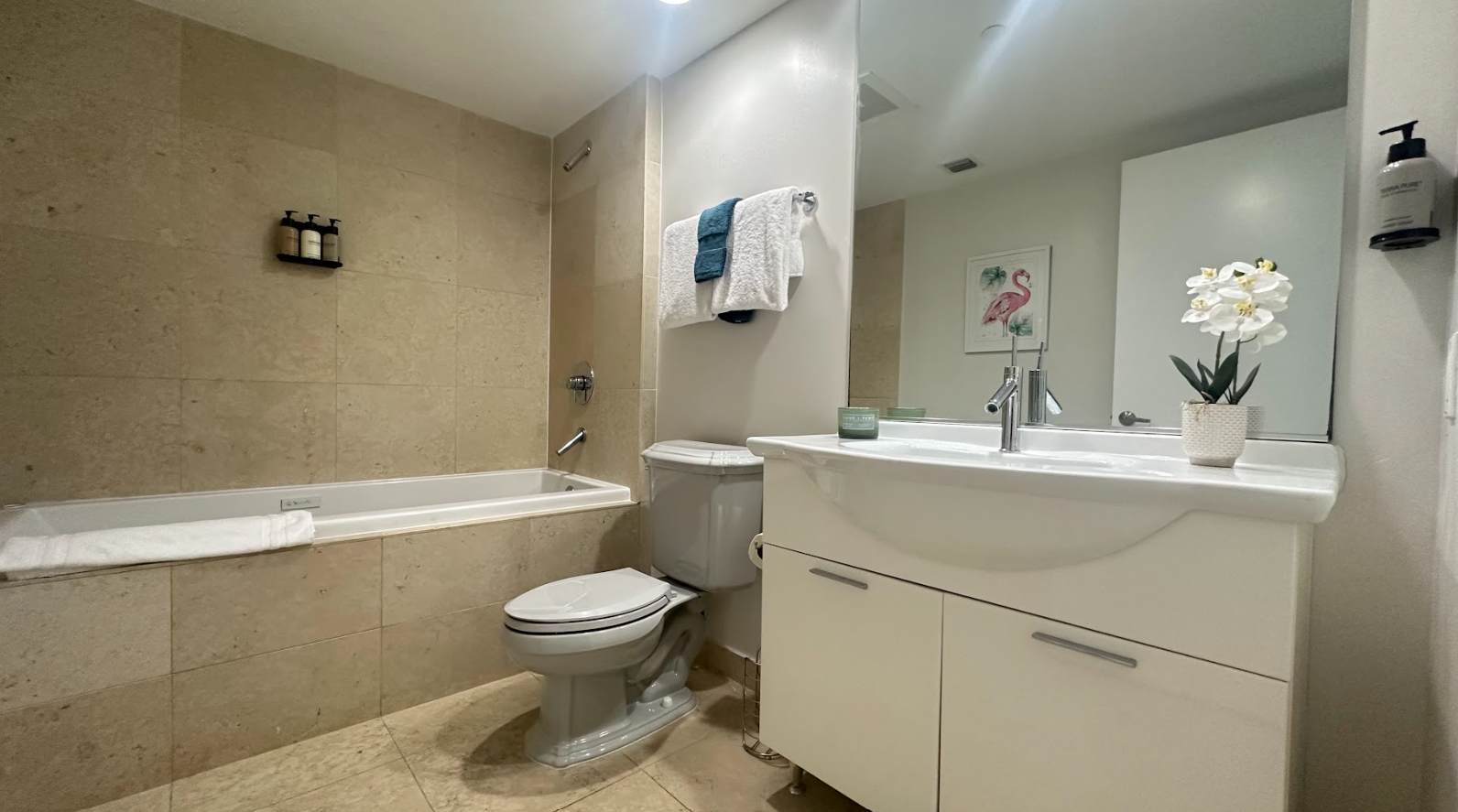 Bathroom 1, High-Rise Studio in Brickell Core