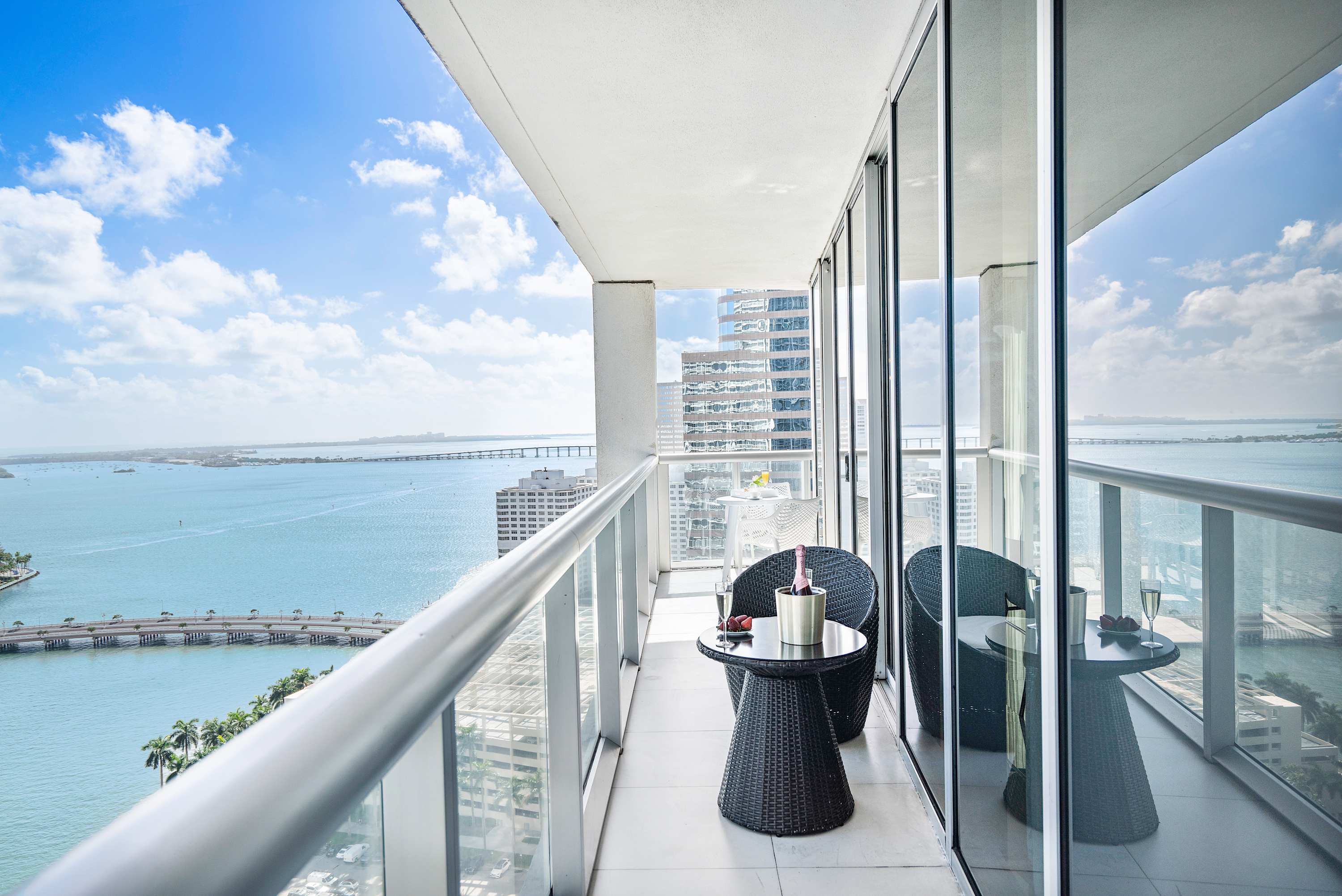 Balcony, Vibrant Brickell 2BR | Riverwalk & City Access