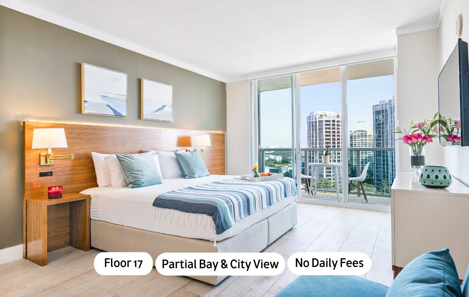 Sun-Drenched Studio with Balcony Views | Grove Apt