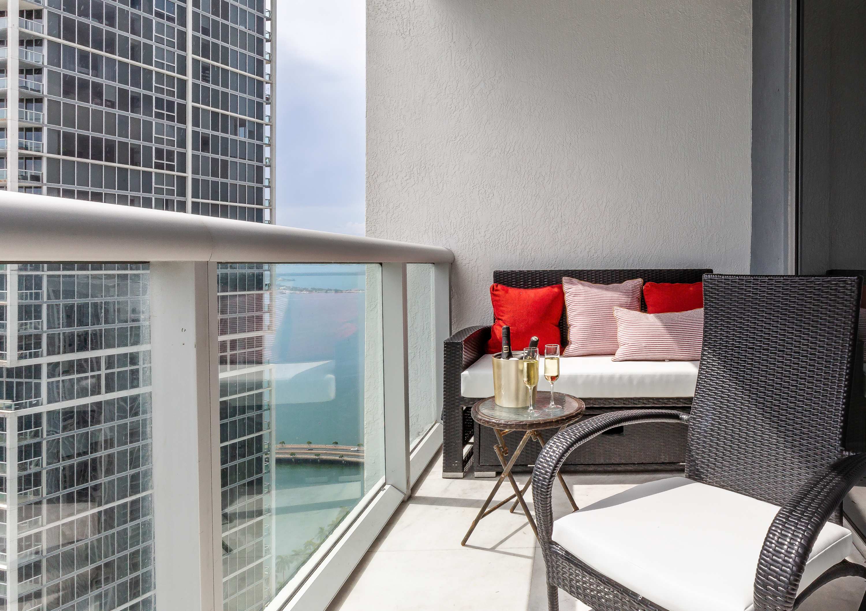 Balcony, Chic Brickell Suite | Walk to City Center