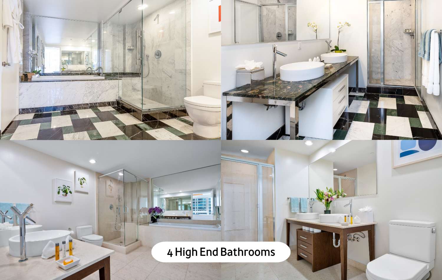 Bathroom 1, Brickell Group Suite | Space for 6 Guests