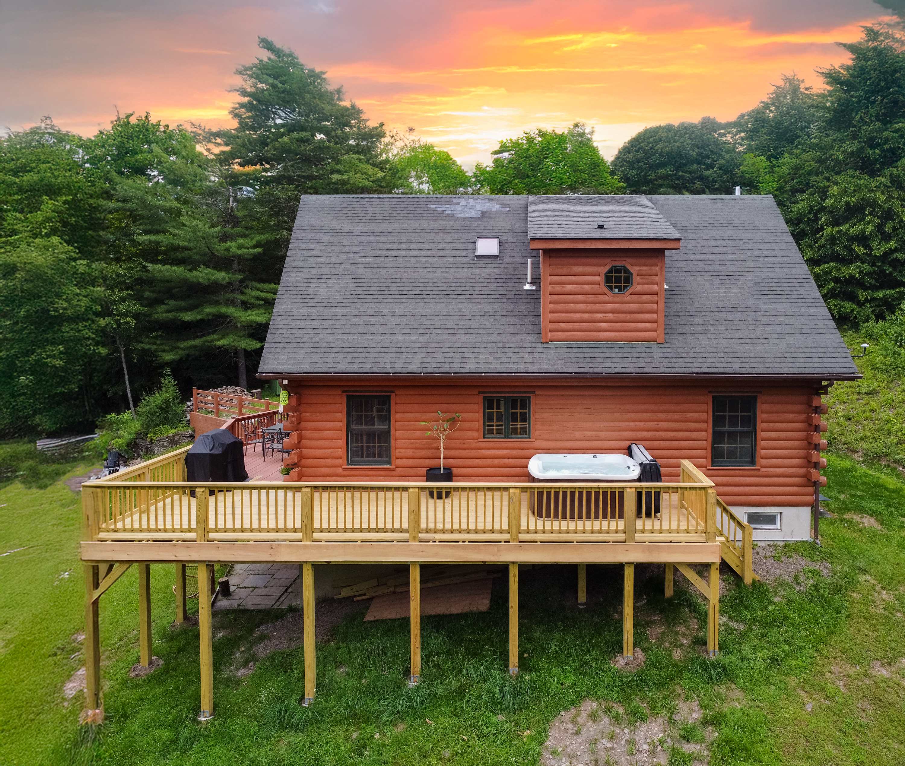 Alpine View: Hot Tub, Rustic Charm, Mountain Views & Sauna — photo 5