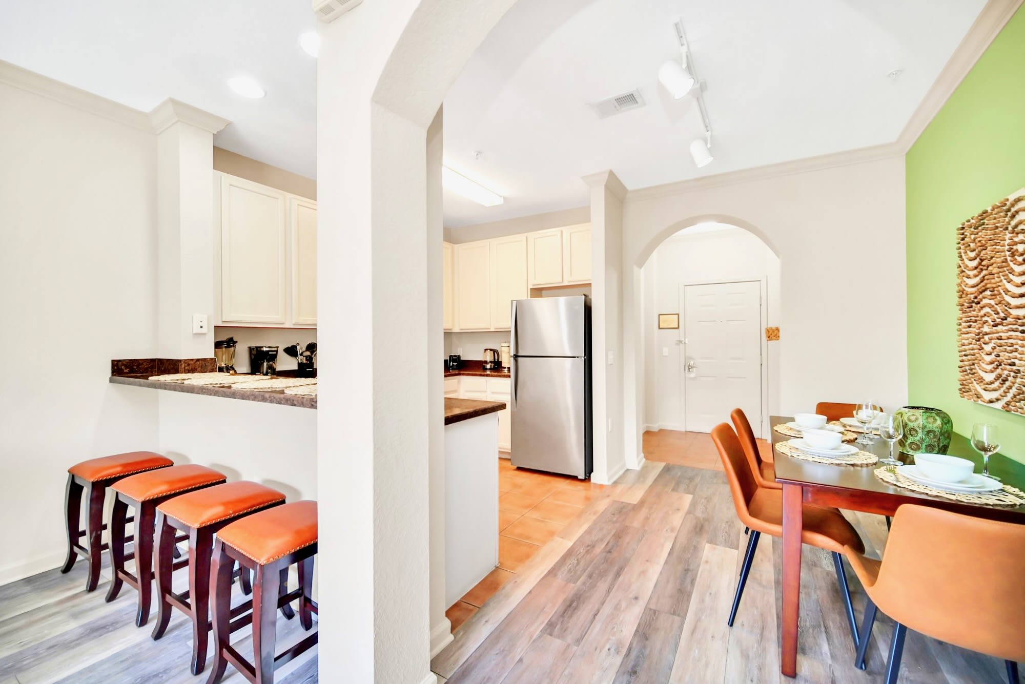 Fully Equipped Kitchen and Dining Areas